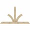 Ekena Millwork Richland Rough Sawn Timber Gable Bracket, Douglas Fir, 96"W x 56"H x 4"D x 6"F, 14/12 Pitch GBW096X56X0406RIC00RDF - alternate 1